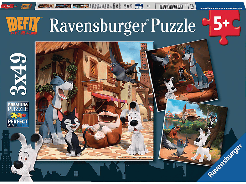 RAVENSBURGER Idefix und seine tierischen Freunde Puzzle Mehrfarbig von RAVENSBURGER