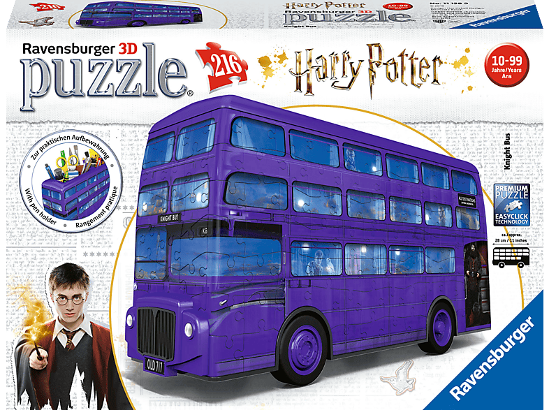 RAVENSBURGER Knight Bus - Harry Potter 3D Puzzle Mehrfarbig von RAVENSBURGER