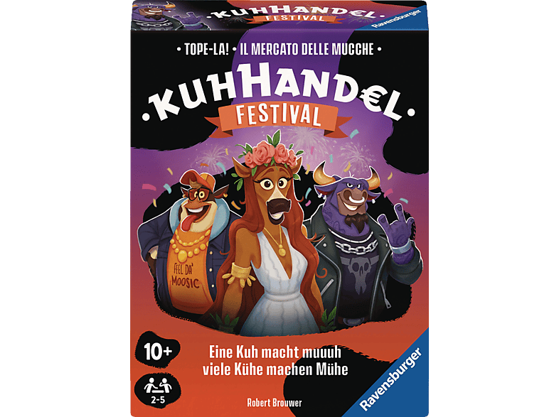 RAVENSBURGER Kuhhandel - Festival Kartenspiele Mehrfarbig RAVENSBURGER Kuhhandel - Festival Kartenspiele Mehrfarbig von RAVENSBURGER