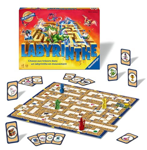 Ravensburger - Labyrinth - Klassisches Brettspiel - Familienpuzzlespiel - 2 bis 4 Spieler ab 7 Jahren - 26743 - Französische Version Ravensburger - Labyrinth - Klassisches Brettspiel - Familienpuzzlespiel - 2 bis 4 Spieler ab 7 Jahren - 26743 - Französische Version von Ravensburger