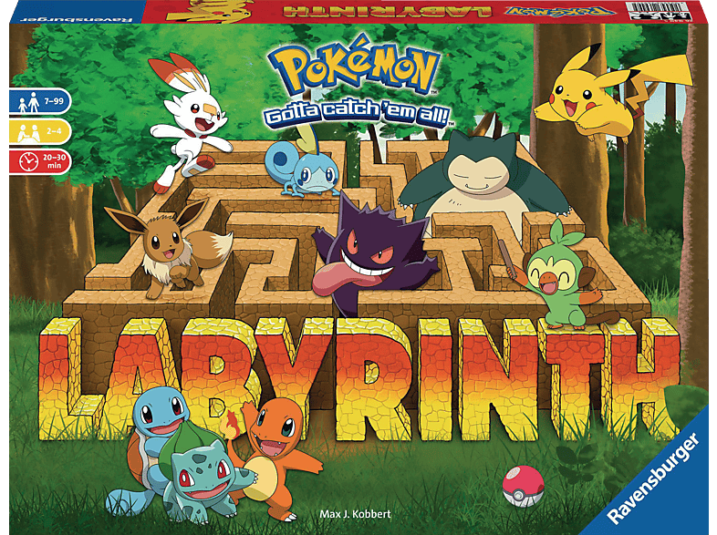 RAVENSBURGER Pokémon Labyrinth Familienspiele/Spielemagazine Mehrfarbig von RAVENSBURGER