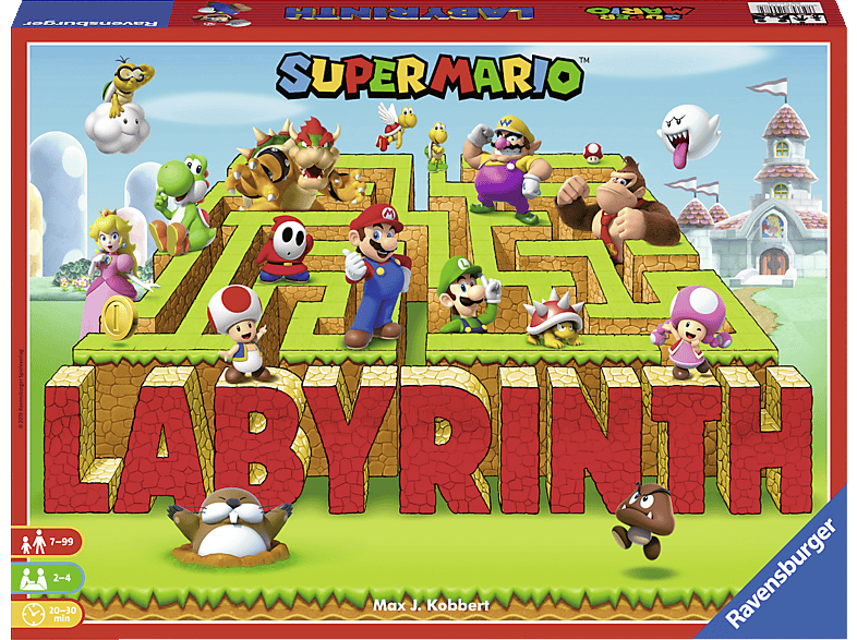 RAVENSBURGER Super Mario Labyrinth Gesellschaftsspiele Mehrfarbig von RAVENSBURGER