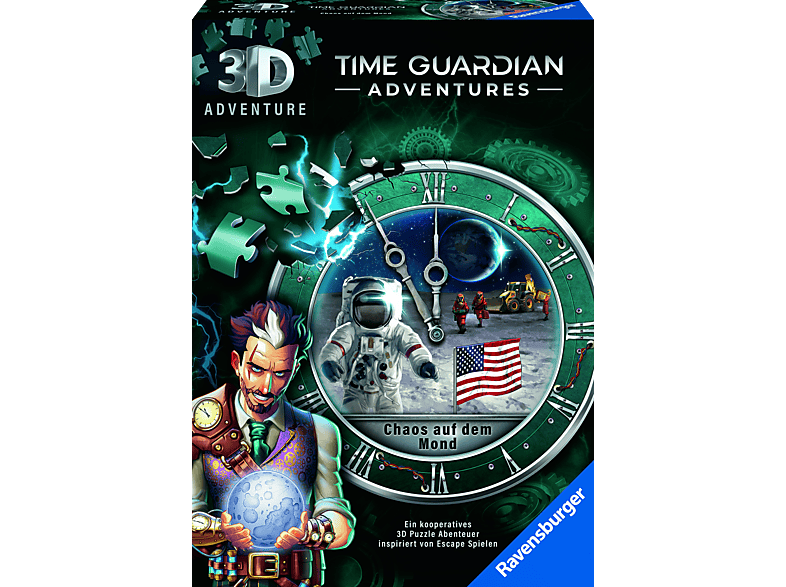 RAVENSBURGER Time Guardians: Chaos auf dem Mond 3D Puzzle von RAVENSBURGER