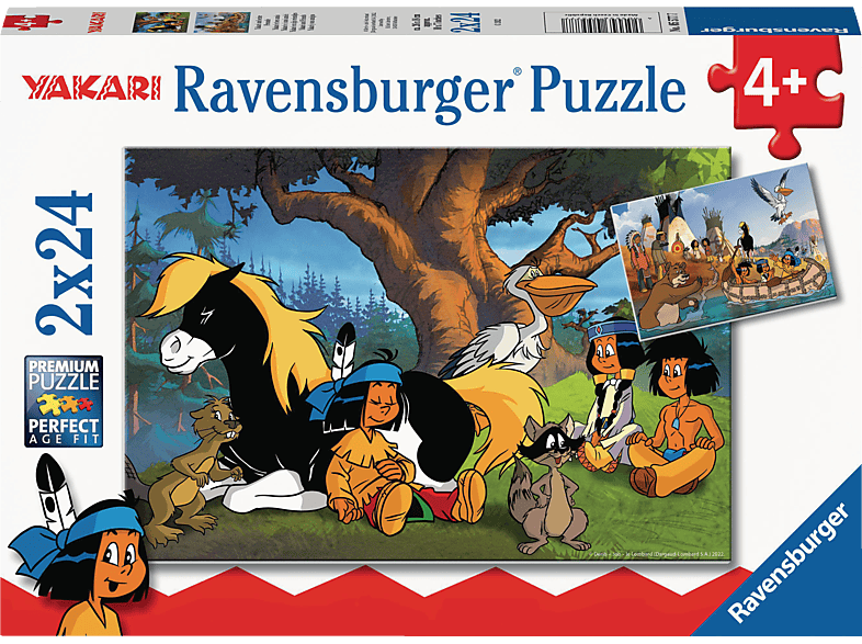 RAVENSBURGER Yakari und seine Freunde Puzzle Mehrfarbig von RAVENSBURGER