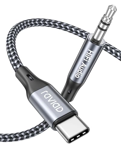 RAVIAD USB C auf Aux Kabel 1M, USB C auf Klinke Kabel 3.5mm Audio Aux Kabel USBC für iPhone 16/15pro/15plus/15pro max, Galaxy S24/S23/S22/S21 Ultra,Huawei P60/50/40, Home/Car Stereos RAVIAD USB C auf Aux Kabel 1M, USB C auf Klinke Kabel 3.5mm Audio Aux Kabel USBC für iPhone 16/15pro/15plus/15pro max, Galaxy S24/S23/S22/S21 Ultra,Huawei P60/50/40, Home/Car Stereos von RAVIAD
