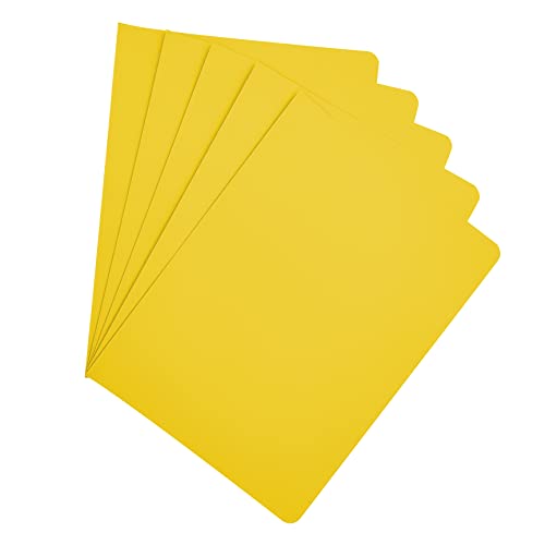 Raylu Paper® - 25 Stück Unterordner aus Karton, mit Faster-Löchern und lebendigen Farben, 200 g dick, Kraftpapier, Gelb, A4 von RAYLU PAPER