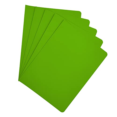 Raylu Paper® - 25 Stück Unterordner aus Karton, mit Faster-Löchern und lebendigen Farben, 200 g dicke Kraftkarton-Ordner (grün, A4) von RAYLU PAPER