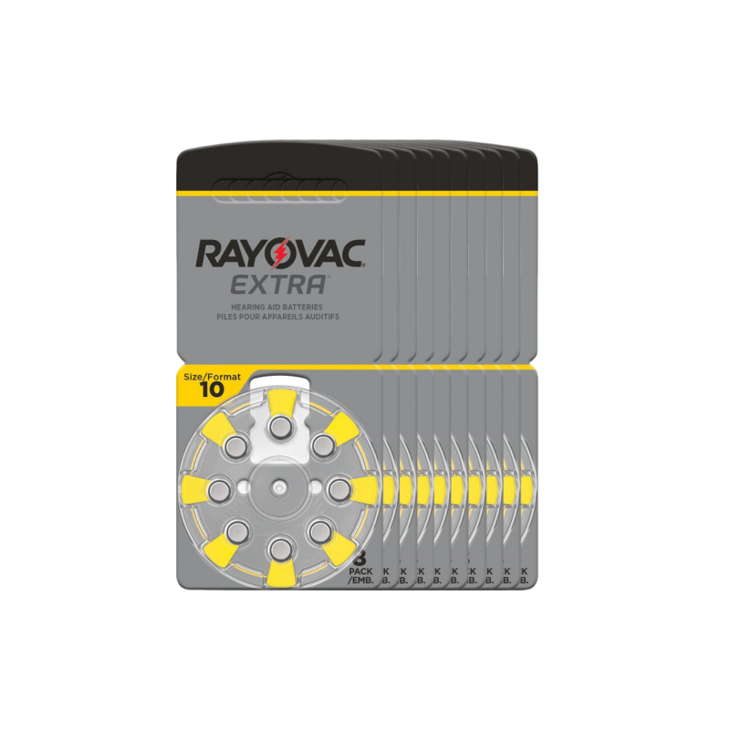 80x Rayovac HA10 PR70 Hörgeräte Batterien Extra Advanced (10x 8 Blister) 80x Rayovac HA10 PR70 Hörgeräte Batterien Extra Advanced (10x 8 Blister) von RAYOVAC