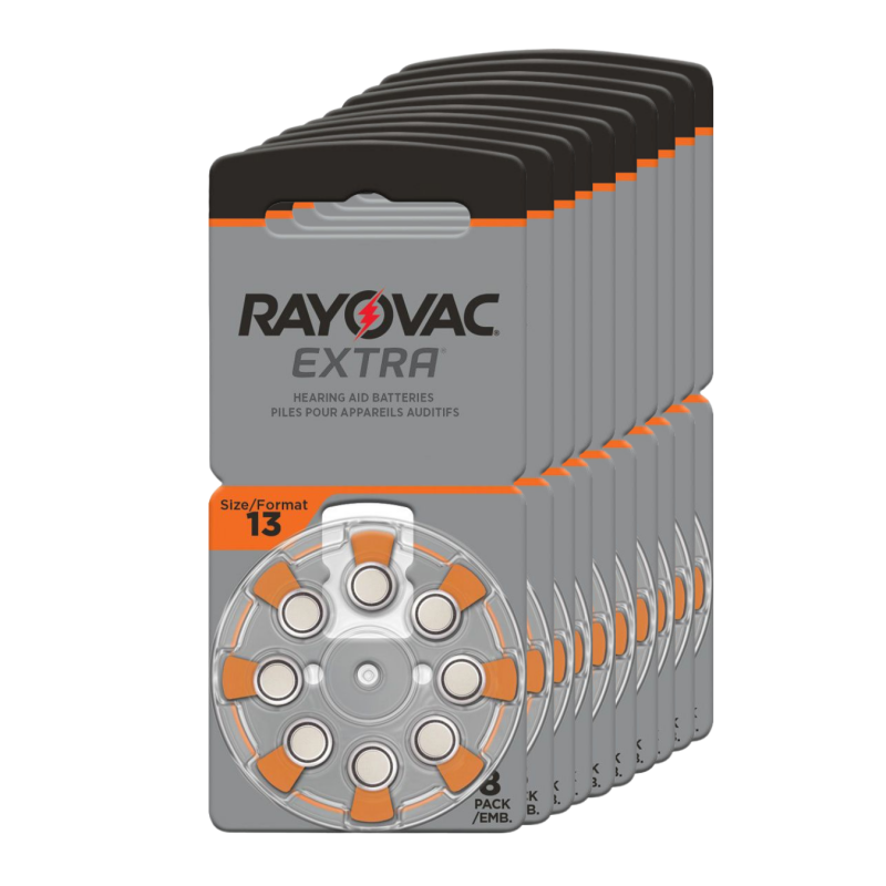 80x Rayovac HA13 PR48 Hörgeräte Batterien Extra Advanced (10x 8 Blister) 80x Rayovac HA13 PR48 Hörgeräte Batterien Extra Advanced (10x 8 Blister) von RAYOVAC
