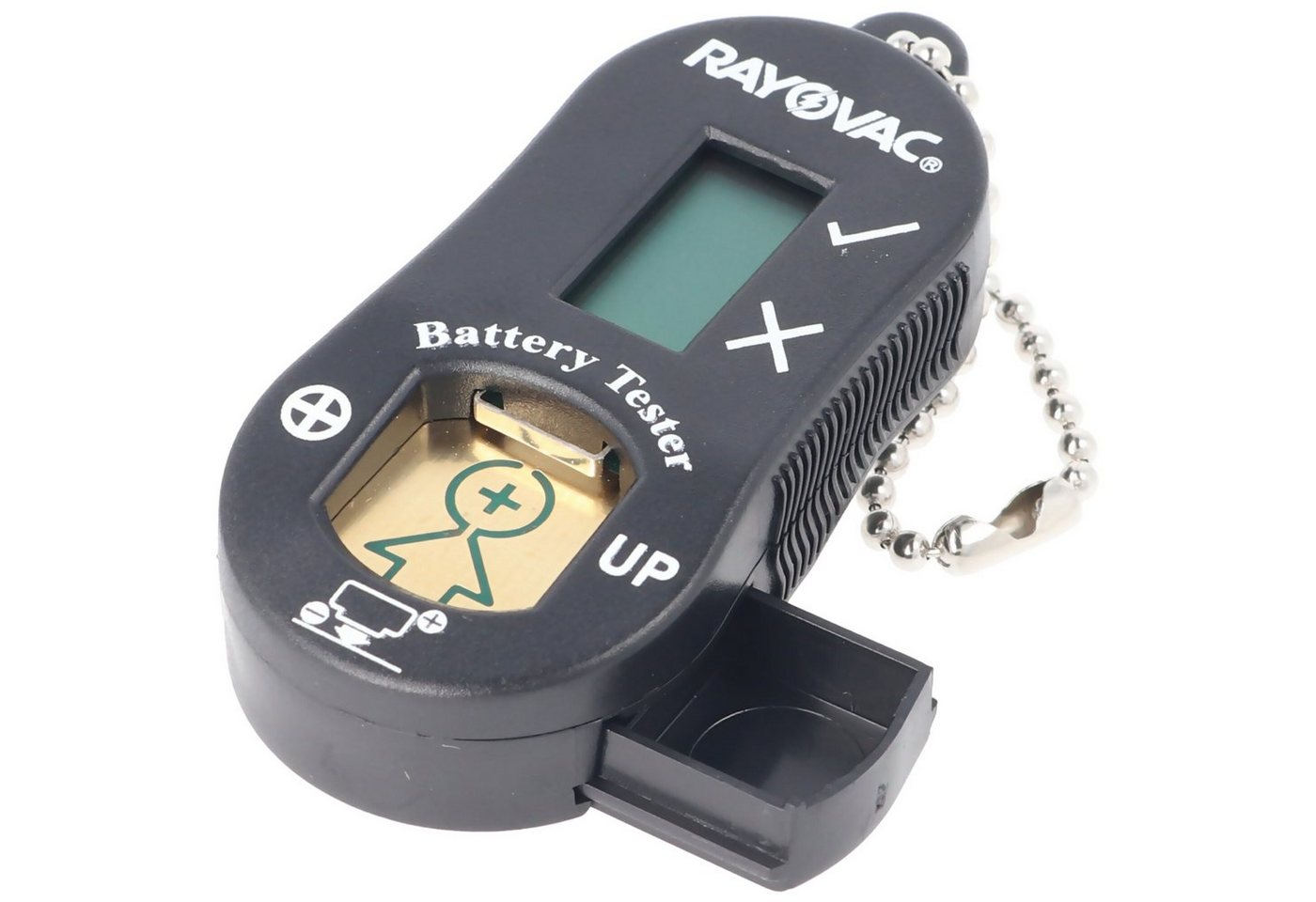 RAYOVAC Batterietester für Hörgerätebatterien mit Batterieaufbewahrungsbox, p Batterie von RAYOVAC