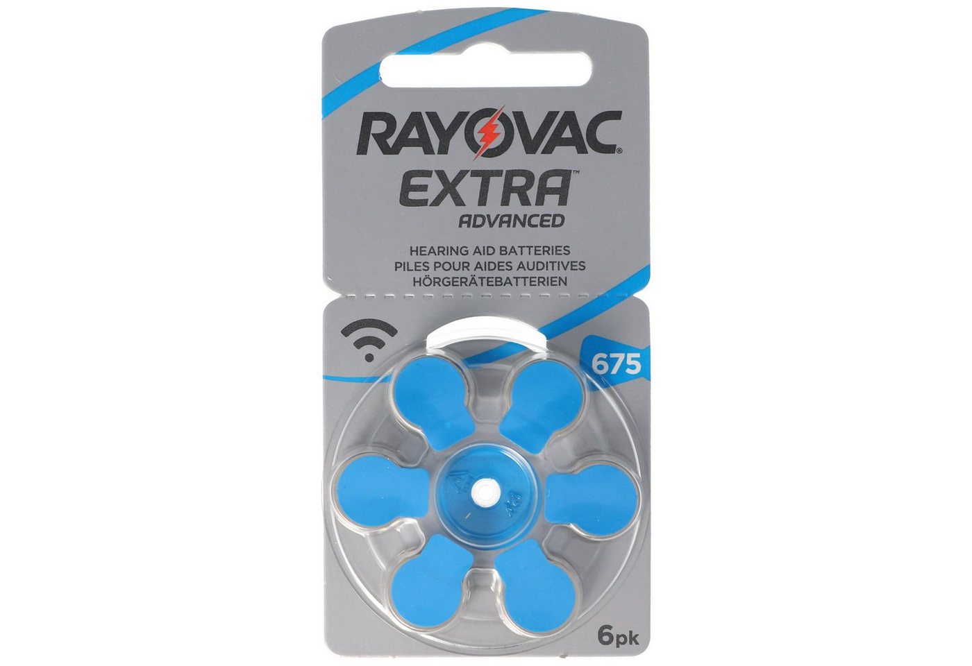 RAYOVAC Rayovac Extra Advanced Hörgerätebatterie HA675, PR44, 4600, Acoustic Batterie, (1,4 V) von RAYOVAC