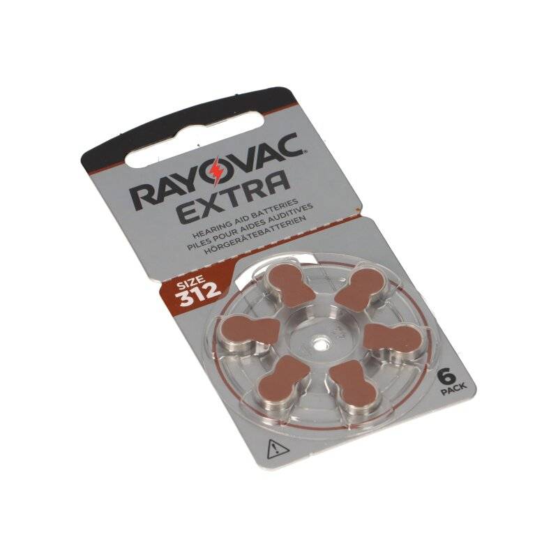 Rayovac Hörgerätebatterie 312AE Ultra Zinc Air Extra Advanced von RAYOVAC