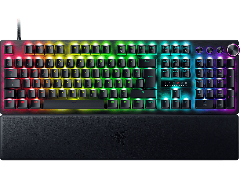 RAZER Huntsman V3 Pro, Gaming Tastatur, Opto-Mechanical, Razer Analog Optical, Kabelgebunden, Schwarz von RAZER