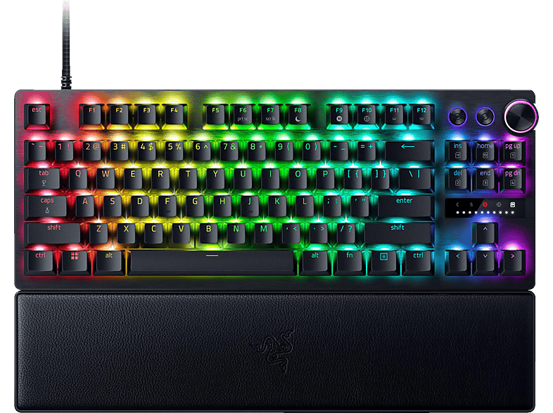 RAZER Huntsman V3 Pro Tenkeyless, Gaming Tastatur, Opto-Mechanical, Razer Analog Optical, Kabelgebunden, Schwarz von RAZER