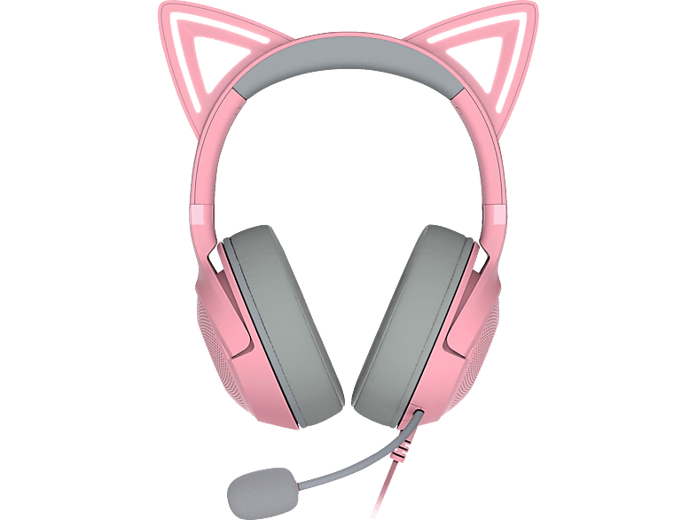 RAZER Kraken Kitty V2, Over-ear Gaming Headset Quartz von RAZER