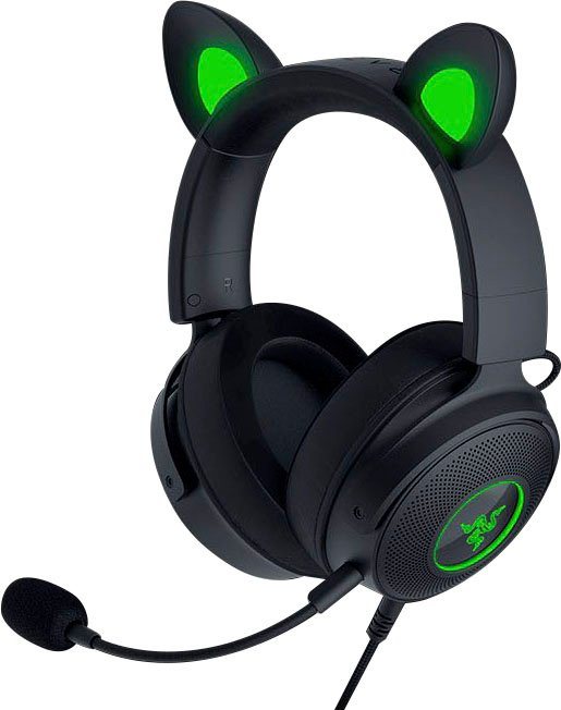 RAZER Kraken Kitty V2 Pro Gaming-Headset (Mikrofon abnehmbar, Rauschunterdrückung, Stummschaltung) von RAZER