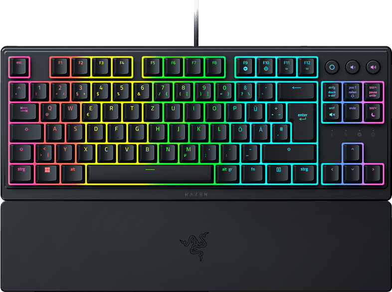 RAZER Ornata V3 Tenkeyless, Tastatur, Mecha-Membran, Razer kabelgebunden, Schwarz von RAZER