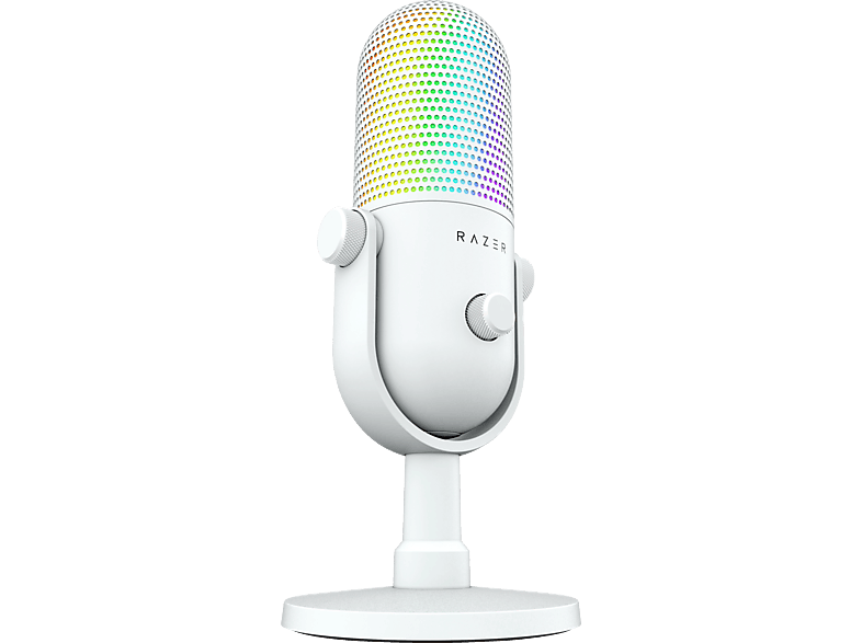 RAZER Seiren V3 Chroma - RGB-USB Tap-to-Mute Mikrofon, Weiß von RAZER