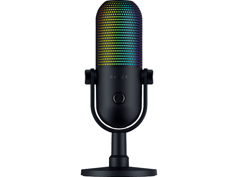 RAZER Seiren V3 Chroma - RGB-USB Tap-to-Mute Mikrofon, Schwarz von RAZER