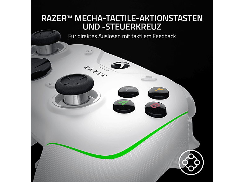 RAZER Wolverine V2 Chroma Controller Weiß für Xbox One, Series X von RAZER