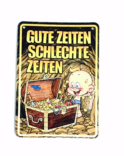 Karte, Versandkarte mit Spruch" Gute Zeiten Schlechte Zeiten" von RB