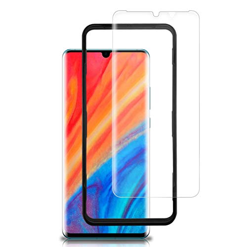 RBNANA Schutzfolie für Huawei P30 Pro, Panzerglas 3D [Volle Abdeckung] [Einfach zu installierenl] [9H Härte] [HD Clear] [Anti-Kratzen] [Blasenfrei] von RBNANA