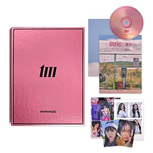MAMAMOO - 12th Mini Album [MIC ON] (MAIN ver.) Package + CD + Booklet + Lyrics Accordion Card + 4 Cut Photo + Sticker + Photo Card + 1 Pocket Hand Mirror + 4 Extra Photocards von RBW Ent.