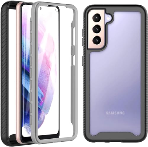 RC1WD Hülle für Samsung Galaxy S21 Hülle 6.2", Handyhülle Samsung S21 Mit Integriertem Displayschutz, 360 Grad Rundumschutz Stoßfest Roubst Case Outdoor Cover Schutzhülle für Samsung S21 RC1WD Hülle für Samsung Galaxy S21 Hülle 6.2", Handyhülle Samsung S21 Mit Integriertem Displayschutz, 360 Grad Rundumschutz Stoßfest Roubst Case Outdoor Cover Schutzhülle für Samsung S21 von RC1WD