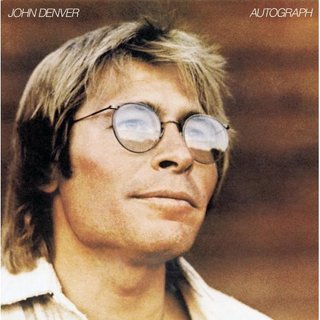 AUTOGRAPH VINYL LP[PL13449] 1980 JOHN DENVER von RCA