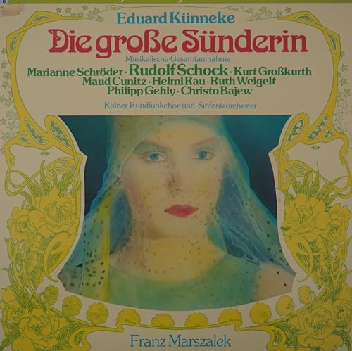 Eduard Künneke: Die große Sünderin; Musikalische Gesamtaufnahme der Operette - VL 30317 - Vinyl LP von RCA