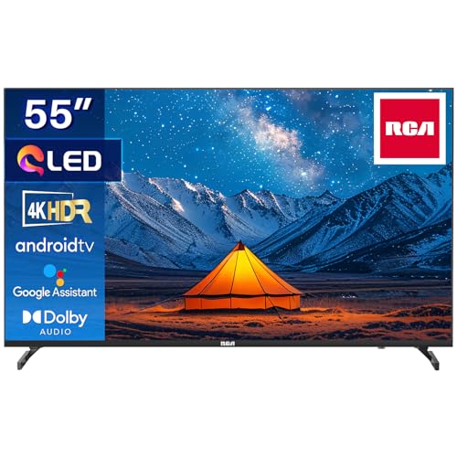 RCA 55 Zoll (139 cm) Smart TV QLED 4K UHD HDR Android Fernseher WiFi, Bluetooth von RCA