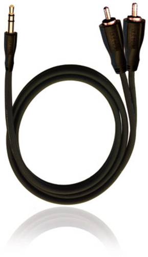 RCA D1C84014 Klinke / Cinch Audio Anschlusskabel [2x Cinch-Stecker - 1x Klinkenstecker 3.5 mm] 1.50m von RCA