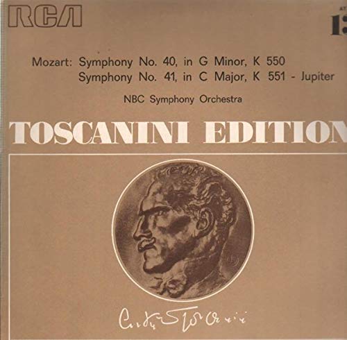 Symphony No.40 / Symphony No.41 (Toscanini) [Vinyl LP] [Vinyl LP] von RCA