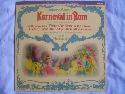VL 30312 Strauss Karneval in Rom Kolner Rundfunk Franz Marszalek LP von RCA