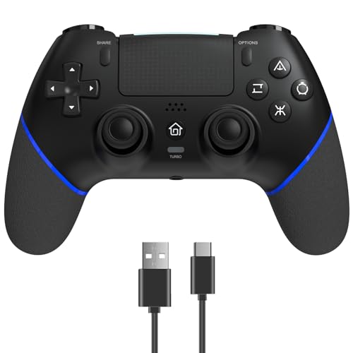 RCCBOOST Controller für PS4 mit TURBO MACRO Programmierung, 2024 Neuer HALL Effect Joystick Sensitive Non Drift, 1000mAh Akku Controller für PS4/ Pro/Slim mit Lautsprecher Audio Jack(Blau) RCCBOOST Controller für PS4 mit TURBO MACRO Programmierung, 2024 Neuer HALL Effect Joystick Sensitive Non Drift, 1000mAh Akku Controller für PS4/ Pro/Slim mit Lautsprecher Audio Jack(Blau) von RCCBOOST