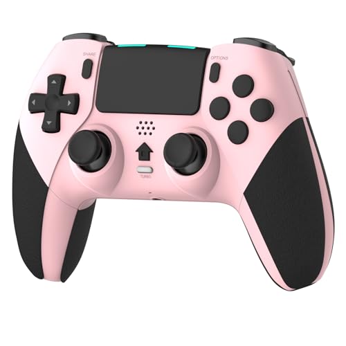 REKBOO Wireless Controller für PS4, PS4 Controller mit Audio-Mikrofon-Buchse, Dual Vibration P4 Controller mit Sechs-Achsen-Gyroskop, Makro, Turbo, Touchscreen, 800mah Batterie REKBOO Wireless Controller für PS4, PS4 Controller mit Audio-Mikrofon-Buchse, Dual Vibration P4 Controller mit Sechs-Achsen-Gyroskop, Makro, Turbo, Touchscreen, 800mah Batterie von RCCBOOST