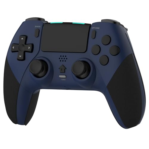 REKBOO Wireless Controller für PS4, PS4 Controller mit Audio-Mikrofon-Buchse, Dual Vibration P4 Controller mit Sechs-Achsen-Gyroskop, Makro, Turbo, Touchscreen, 800mah Batterie REKBOO Wireless Controller für PS4, PS4 Controller mit Audio-Mikrofon-Buchse, Dual Vibration P4 Controller mit Sechs-Achsen-Gyroskop, Makro, Turbo, Touchscreen, 800mah Batterie von RCCBOOST