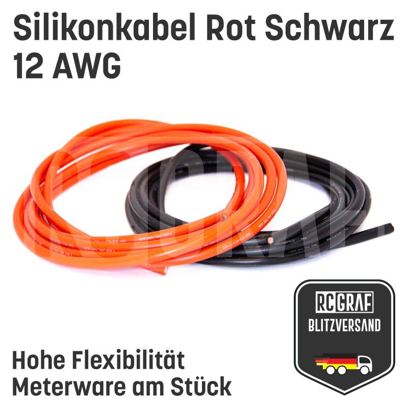 12 AWG Silikonkabel hoch flexibel verzinntes Kupfer von RCGRAF