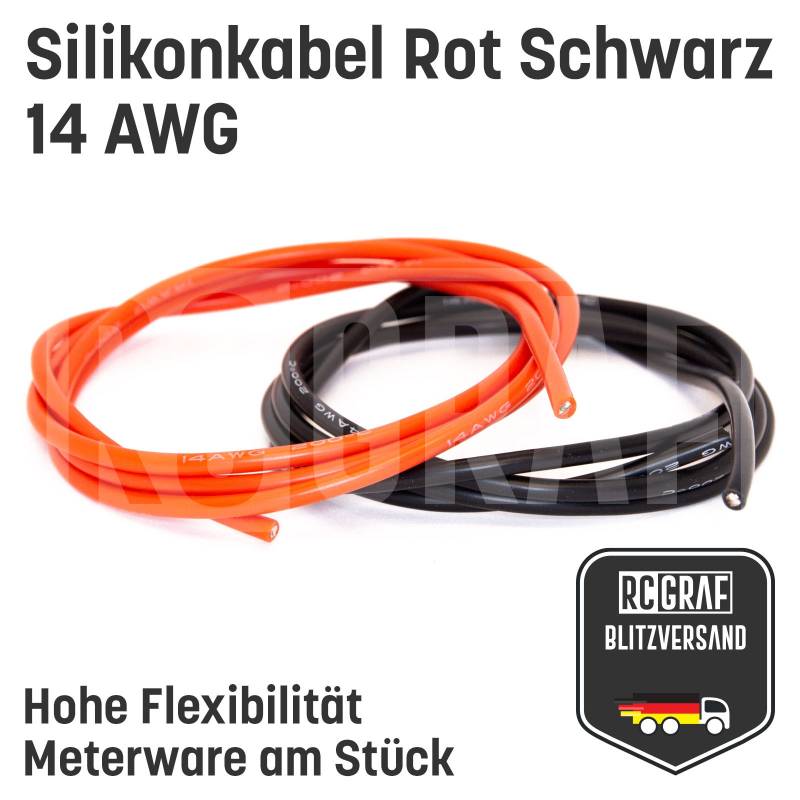 14 AWG Silikonkabel hoch flexibel verzinntes Kupfer von RCGRAF