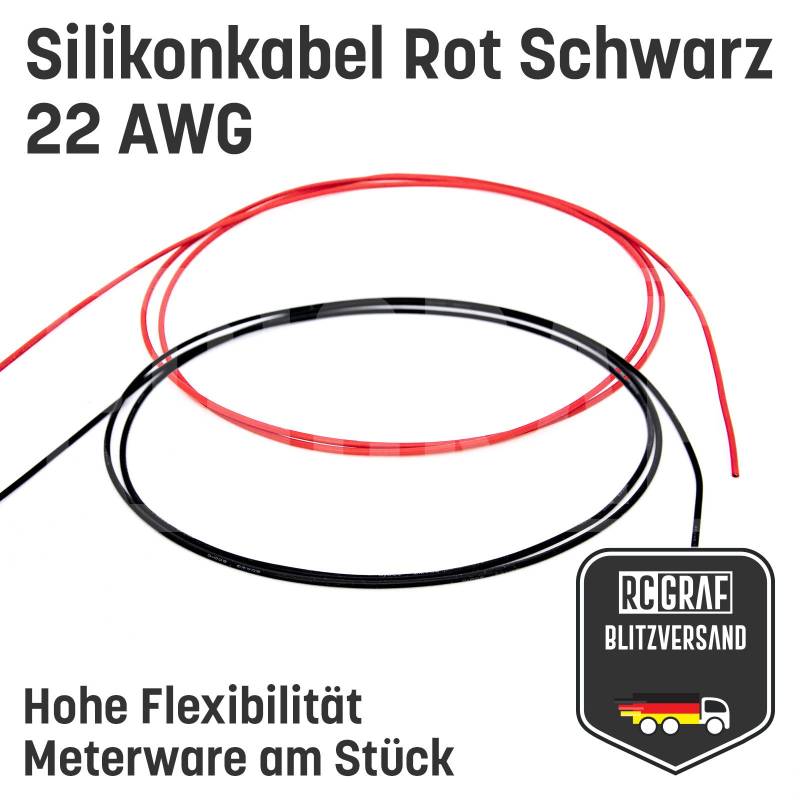 22 AWG Silikonkabel hoch flexibel verzinntes Kupfer von RCGRAF