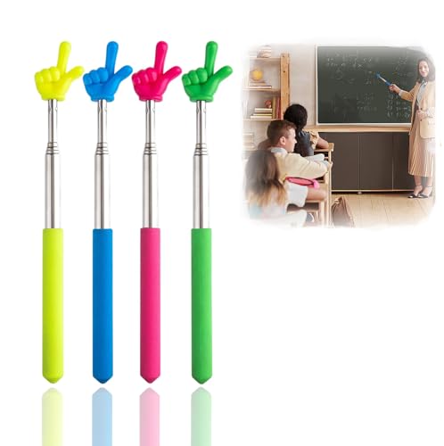 Ausziehbaren Zeigestäben, RCIDOS 4 Stück Finger Pointer Stick Ausziehbarer Zeigestab Pointer Für Präsentationen Schlagstock Ausziehbare Lehrerzeiger Für Den Schulunterricht Und Das Lesen Der Kinder Ausziehbaren Zeigestäben, RCIDOS 4 Stück Finger Pointer Stick Ausziehbarer Zeigestab Pointer Für Präsentationen Schlagstock Ausziehbare Lehrerzeiger Für Den Schulunterricht Und Das Lesen Der Kinder von RCIDOS