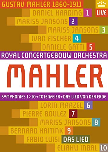 Gustav Mahler - Sinfonien 1-10 (Royal Concertgebouw) [10 DVDs] von RCO