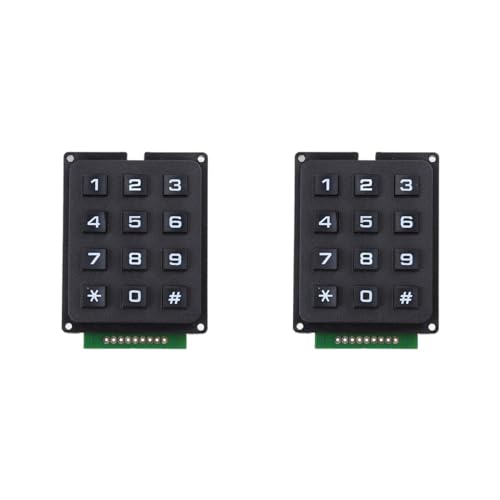 RDAHSUEHH 2 x 4 x 3 Matrix Array 12 Switch Keypad Tastaturmodul MCU Membrantaste elektrische Tastatur DIY-Kit RDAHSUEHH 2 x 4 x 3 Matrix Array 12 Switch Keypad Tastaturmodul MCU Membrantaste elektrische Tastatur DIY-Kit von RDAHSUEHH