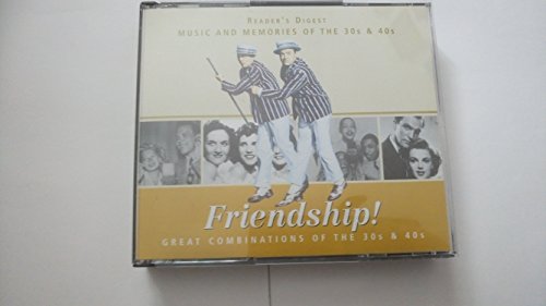 READER'S DIGEST. FREIENDSHIP. GREAT COMBINATIONS OF THE 30`S & 40`S. MUSIC AND MEMORIES OF THE 30s & 40s. 3 X CD. 3XCD + BOOK. IN SUPERB CONDITION. 5270080000008. RDCD3891 3. von READER'S DIGEST