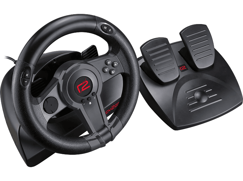 READY 2 GAMING Nintendo Switch Racing Wheel, Lenkrad mit Pedalen, Schwarz READY 2 GAMING Nintendo Switch Racing Wheel, Lenkrad mit Pedalen, Schwarz von READY 2 GAMING