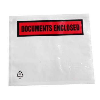 realpack® 1000 x A5 Gedruckte Dokument Enclosed – Dafür sorgen, Lieferscheine und Rechnungen dem dazugehörige Waren gut geschützt und verständlich Kostenloser Schnell Versand von REALPACK