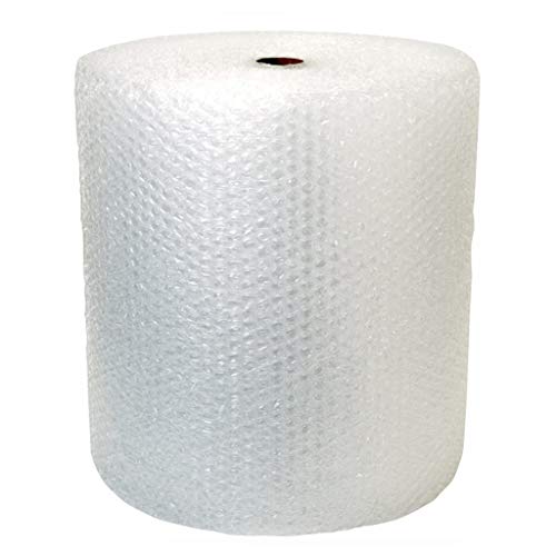 realpack® Kleine Blase, Bubble Wrap – 30,5 cm (300 mm) X 50 M x1; X2; X3 300mmX50m farblos von REALPACK