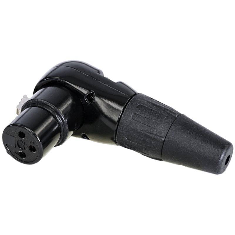 Neutrik Rean RC3FR-BAG Right-Angled 3-Pin Female XLR Plug von REAN