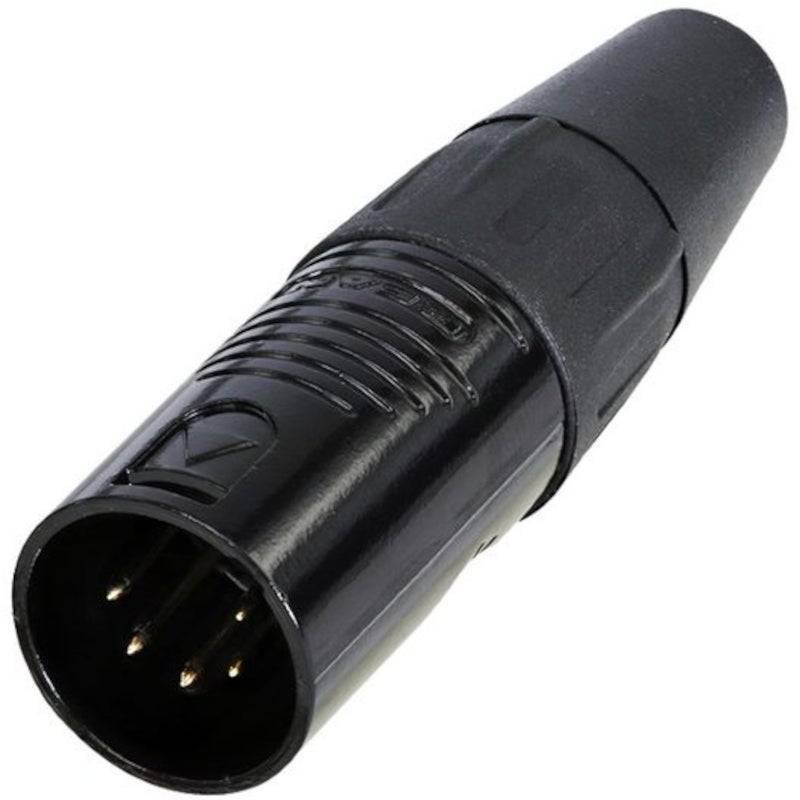 Neutrik Rean RC5M-B 5-Pin Male XLR Plug von REAN