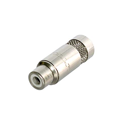 REAN Cinchbuchse by Neutrik vernickelt 2-pol für Kabel bis 7,2mm Durchmesser RCA | NYS372P (Silber/Nickel) von REAN